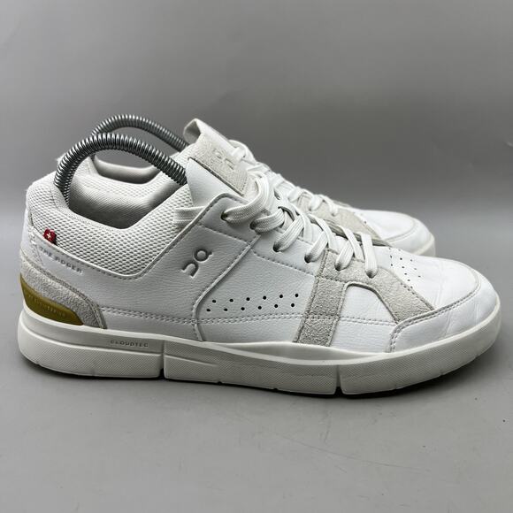 On Running Other - On Running The Roger Clubhouse Shoes Men Size 9 White Leather Tennis Sneakers